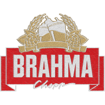 Matriz de Bordado Marca Brahma Chopp
